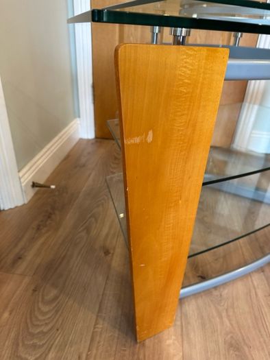 Glass TV table / stand