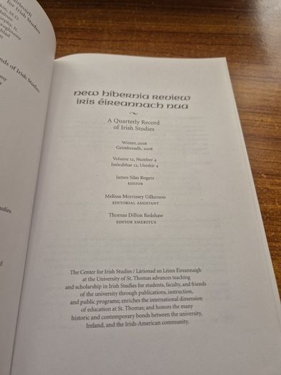 New Hibernia Review Vol 12 No 4