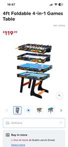 4 in 1 games table