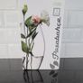 2 glass vases-price is for both Image 2