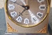 Vintage Bentima Brass Carriage Mantel Clock