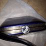 Navy Patent PEACH Handbag Image 4