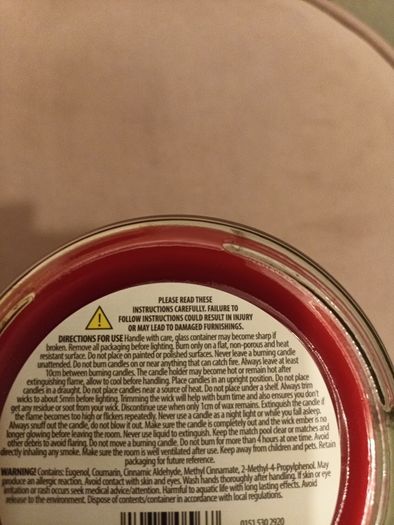 Brand new christmas candle jar