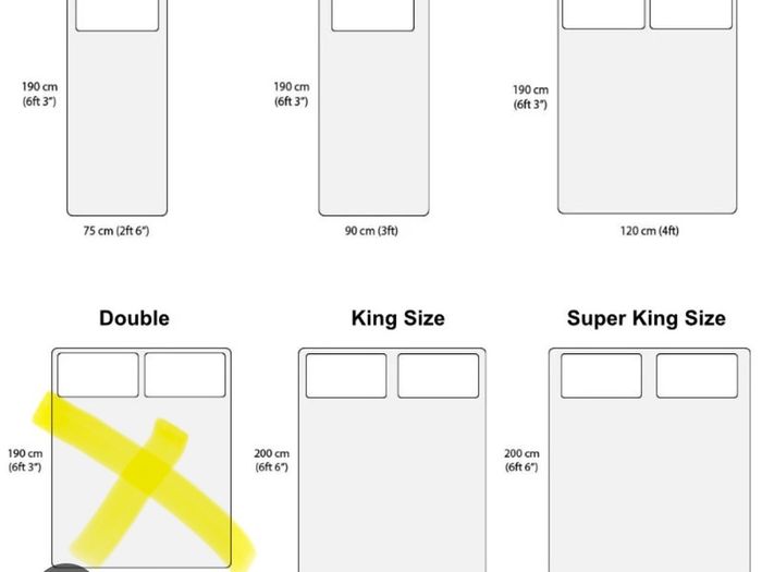4ft6 Double bed and matress