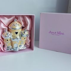 Avoca Blue  Princesses Castle baby girl collection money box   height 11cm