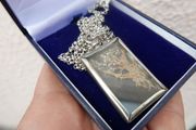 Vintage Sterling Silver 925 Flower Necklace (length 27" - 23,6g)