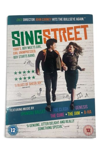 DVD Singstreet [2015] region 2 Ireland,UK complete with box, slipcase and movie