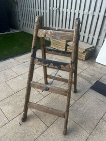 small wooden ladder