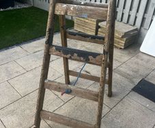small wooden ladder