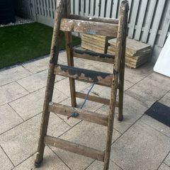 small wooden ladder