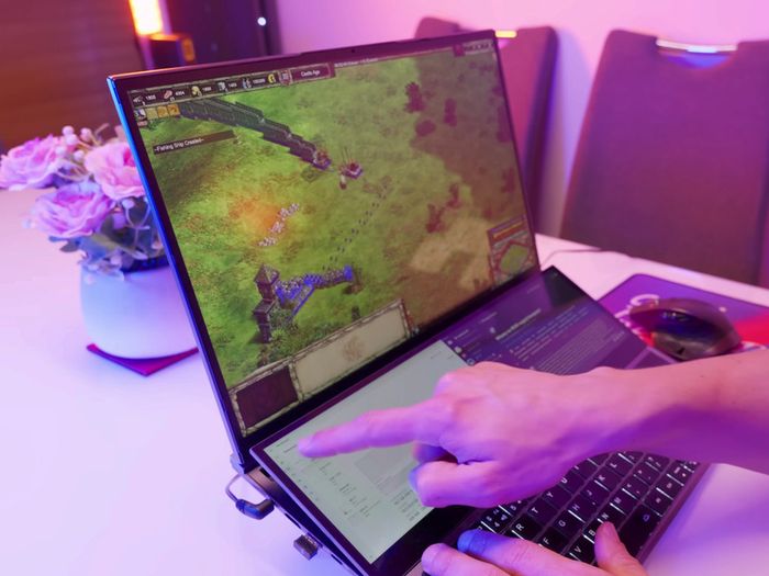 Productivity Laptop 2 Screens (16" + 14" 4K Touch) | Desktop Replacement | 10th Gen i7 | 32GB RAM | 1TB SSD