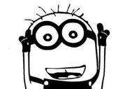 Minion decal Sticker