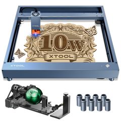 xTool D1 Pro (10W) Laser Engraver + RA2 Pro Rotary Attachment