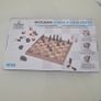 Wooden cheess/draughts brand new never used only open the box Image 3