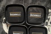 Bushmills metal coasters for glasses set of 4