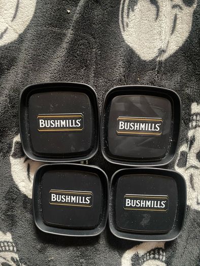 Bushmills metal coasters for glasses set of 4