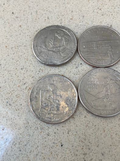 USA Quarter Dollars lot of 8