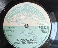 Dublin City Ramblers, Rare Old Times, 7" Irish Folk Trad