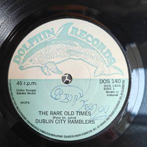 Dublin City Ramblers, Rare Old Times, 7" Irish Folk Trad