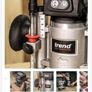 Trend T18S/R14K2 18V 1/4" Brushless Router Kit (2x4Ah batteries & fast charger) Image 6