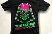 The father  t-shirt star wars t-shirt fathers day t-shirt Dart Vader t-shirt