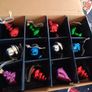 Retro Vintage Style Christmas Baubles one Box of x12 Glass Ornaments Image 4