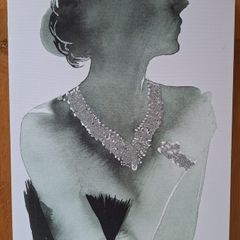 Art deco style print