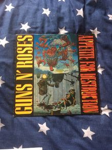 Autograph guns n roses original appetite for destruction vinyl
