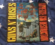 Autograph guns n roses original appetite for destruction vinyl