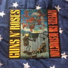 Autograph guns n roses original appetite for destruction vinyl