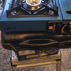 camping stove and gas