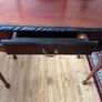 Mahogany console table and picture Image 3