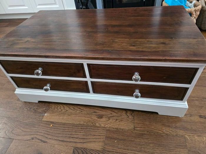 solid wood coffee table, price reduced to sell