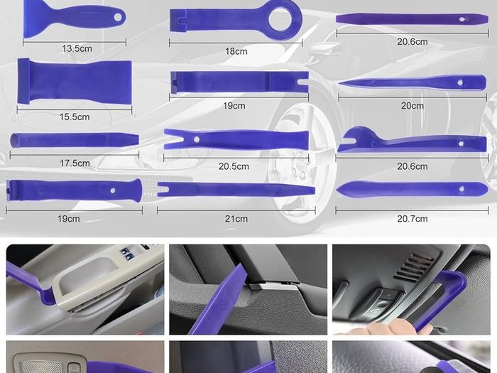 NEW SALE | 342Pcs Trim Removal Tool Kit, Car Panel Door Audio Radio Stereo Removal Tools, Auto Push Pin Bumper Retainer Clip Set/Fastener Terminal Remover Tool/Car Upholstery Repair Pry Kit Auto Clip Plier