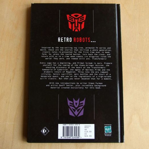 Transformers graphic novels