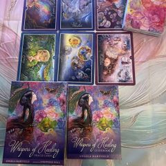 Whisper of Healing Tarot Cards Angela Hatfield & guidance book