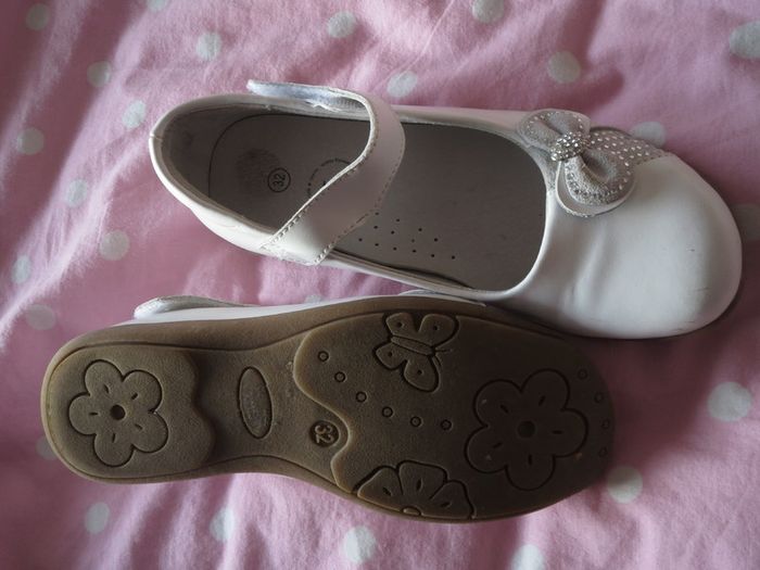 Pampolina communion dress and shoes