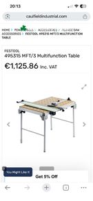 MFT festool table