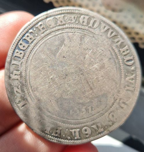 Scarce Ex. Spink 1551 Edward 6th Silver Crown.
