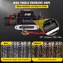 Electric Winch 13500 LBS/ 6123KG 12V 27M/92FT Synthetic Tow Rope Lifting troliu Hoist for 4X4 Car Trailer ATV Truck Boat Image 9