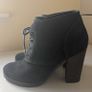Mango Black Suede Ankle Boots Image 2