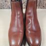 Mens Rm Williams Comfort Craftsman Chelsea Boots Dark Tan Size Uk 8 H Wide Foot Image 3