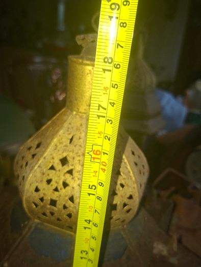 Vintage Large Moroccan, Moorish, or North African Hanging Lantern, Postage available or Collection