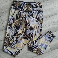 Sweaty Betty Power Leggings (Small) Botanical Leaf Design (Full Length)