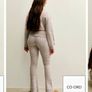 Girls Knit Flared Trousers Image 2