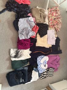 Selection of maternity clothes