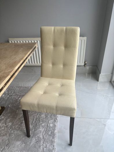 Marble Dining Table with 8 Chairs
