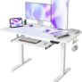 NEW SALE | Height Adjustable Electric Standing Desk with Keyboard Tray, 120 x 60 cm Sit Stand up Desk Image 2