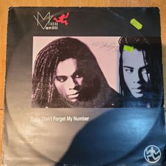 Milli Vanilli Baby Dont Forget My Number 12 inch