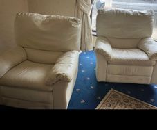 Reclining swivel armchairs